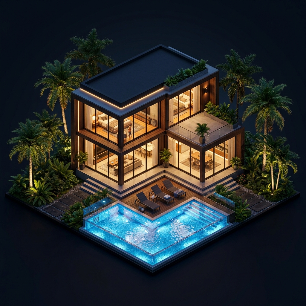Housing and Rent 3D Icon